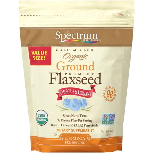 Spectrum Essentials Organic Ground Premium Flaxseed, 24 Oz-UPStoxs