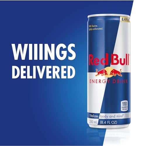 Red Bull Energy Drink, 8.4 Fl Oz, 24 Cans-UPStoxs