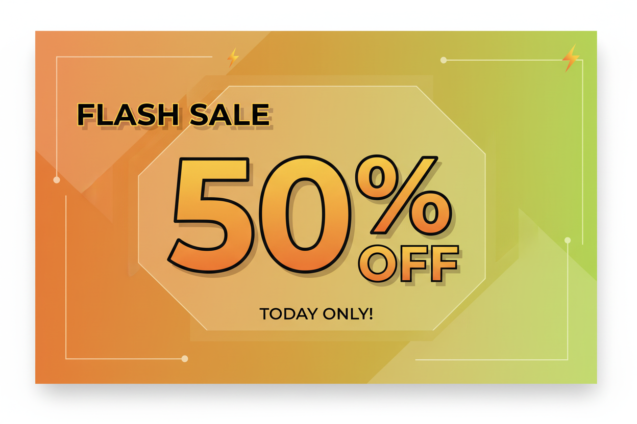 FLASH SALE!!!