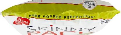 SkinnyPop Popcorn, Gluten Free, Dairy Free, Non-GMO, Healthy Snacks, Skinny Pop Original Popcorn Snack Packs, 0.65oz Individual Size Snack Bags (6 Count) (Packaging May Vary)-UPStoxs