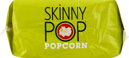 SkinnyPop Popcorn, Gluten Free, Dairy Free, Non-GMO, Healthy Snacks, Skinny Pop Original Popcorn Snack Packs, 0.65oz Individual Size Snack Bags (6 Count) (Packaging May Vary)-UPStoxs