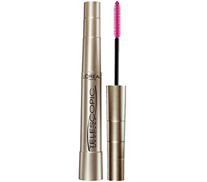 L'Oreal Paris Makeup Telescopic Original Lengthening Mascara, Black, 0.27 Fl Oz (1 Count)-UPStoxs
