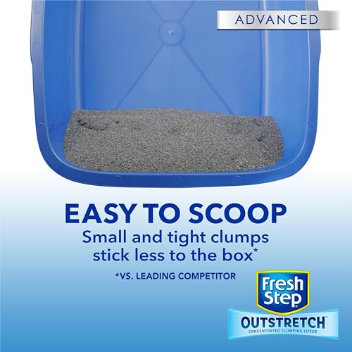 Fresh Step Outstretch, Clumping Cat Litter, Advanced, Extra Large, 32 Pounds total (2 Pack of 16lb Boxes)-UPStoxs