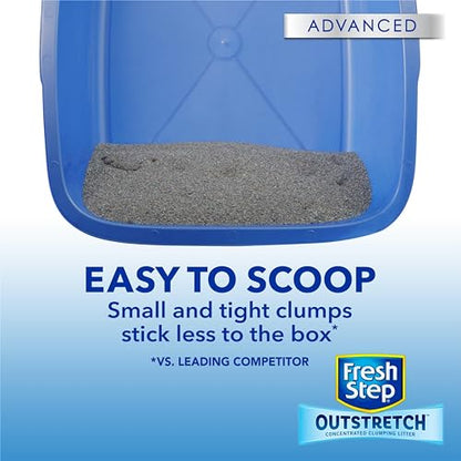 Fresh Step Outstretch, Clumping Cat Litter, Advanced, Extra Large, 32 Pounds total (2 Pack of 16lb Boxes)-UPStoxs