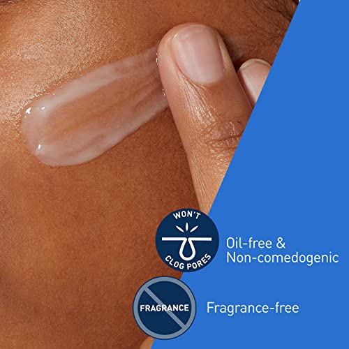 CeraVe PM Facial Moisturizing Lotion | Night Cream with Hyaluronic Acid and Niacinamide | Ultra-Lightweight, Oil-Free Moisturizer for Face | 3 Ounce-UPStoxs