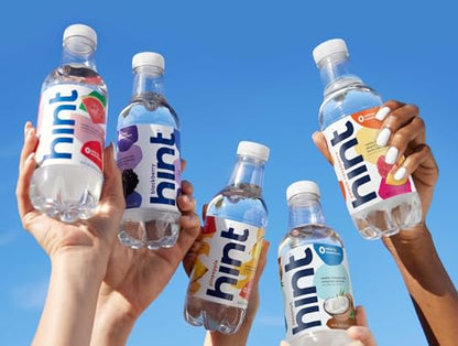 Hint Water Best Sellers Pack, 3 Bottles Each of: Watermelon, Blackberry, Cherry, and Pineapple, Zero Calories, Zero Sugar and Zero Sweeteners, 16 Fl Oz (Pack of 12)-UPStoxs