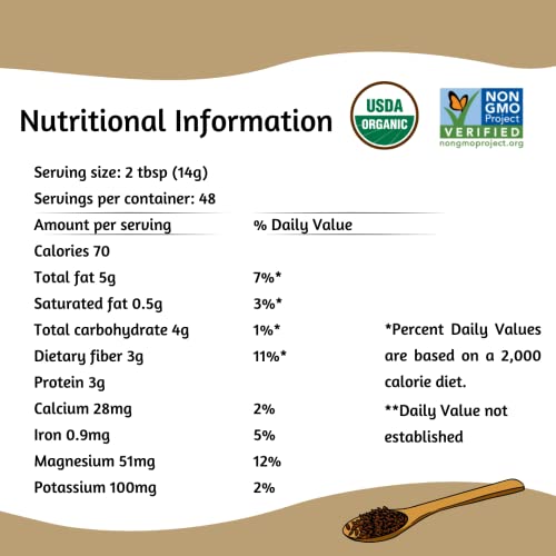 Spectrum Essentials Organic Ground Premium Flaxseed, 24 Oz-UPStoxs