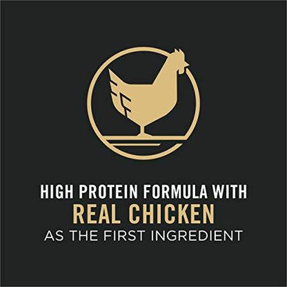 Purina Pro Plan High Protein Dog Food With Probiotics for Dogs, Shredded Blend Chicken & Rice Formula - 6 lb. Bag-UPStoxs