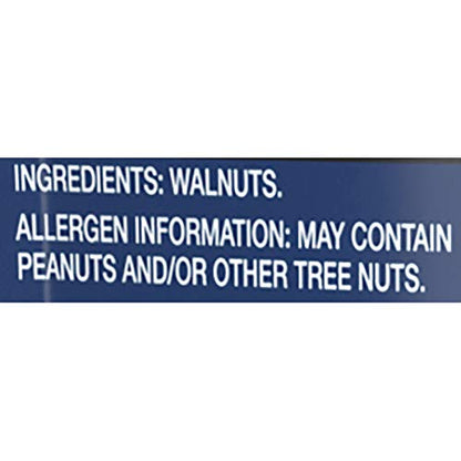 Fisher Chef's Naturals Walnut Halves & Pieces 1 lb, 100% California Unsalted Walnuts for Baking & Cooking, Snack Topping, Resealable Bag, Great with Yogurt & Cereal, Vegan Protein, Keto Snack-UPStoxs