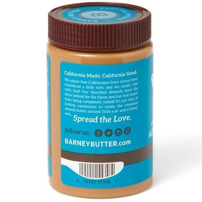 Barney Butter Almond Butter, Smooth, 16 Ounce Jar, Skin-Free Almonds, No Stir, Non-GMO, Gluten Free, Keto, Paleo, Vegan-UPStoxs