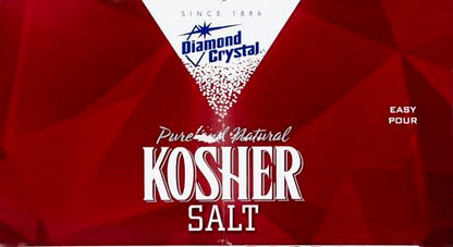 Diamond Crystal Kosher Salt – Full Flavor, No Additives and Less Sodium - Pure and Natural Since 1886 (Restuarant Pack) - 3 Pound Box-UPStoxs