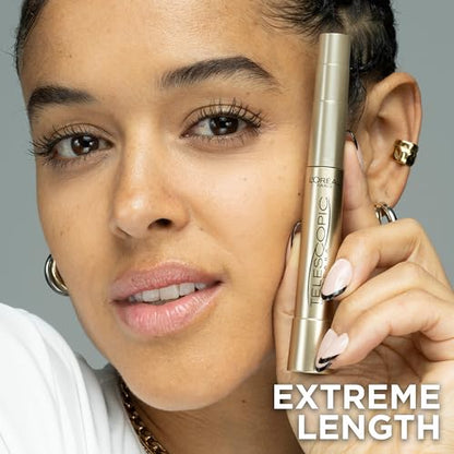 L'Oreal Paris Makeup Original Telescopic Lengthening Mascara, Waterproof Black-UPStoxs