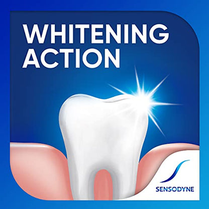Sensodyne Repair and Protect Whitening Toothpaste, Toothpaste for Sensitive Teeth and Cavity Prevention, 3.4 oz (Pack of 2)-UPStoxs
