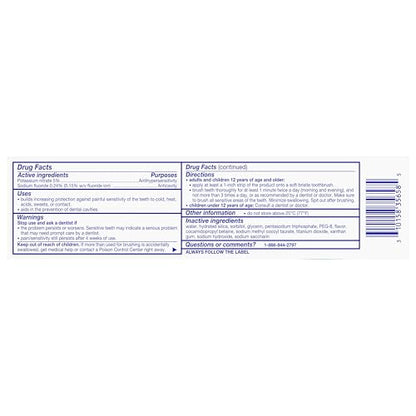 Sensodyne Extra Whitening Sensitive Teeth and Cavity Prevention Whitening Toothpaste, Amazon Exclusive, Cool Mint -4 Ounces (Pack of 3)-UPStoxs