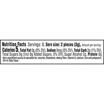 Trident White Peppermint Sugar Free Gum, 16 Count (Pack of 9)-UPStoxs