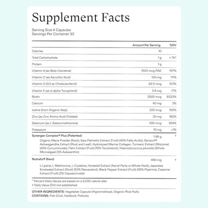Nutrafol Women's Balance Hair Growth Supplements, Ages 45 and Up, Clinically Proven for Visibly Thicker Hair and Scalp Coverage, Dermatologist Recommended - 1 Month Supply-UPStoxs