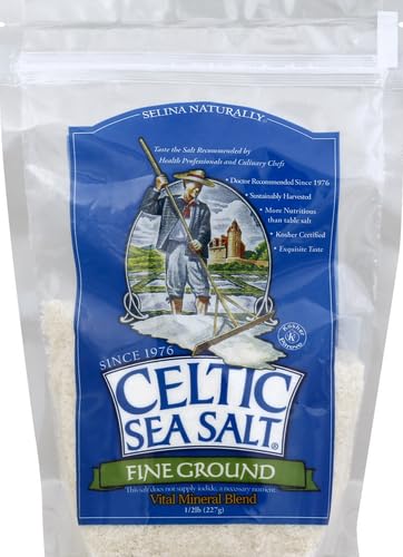 Celtic Sea Salt, Fine Ground, 8 Ounce, 0.5 Pound (Pack of 1)-UPStoxs