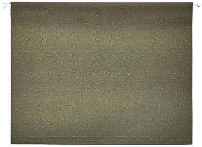 Amazon Basics Hanging Organizer File Folder, Letter Size, Green - Pack of 25-UPStoxs