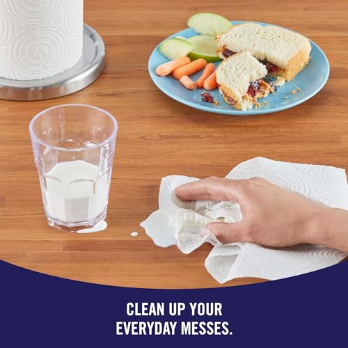 Sparkle Pick-A-Size Paper Towels, Spirited Prints, 6 Double Rolls = 12 Regular Rolls, Everyday Value Paper Towel With Full And Half Sheets-UPStoxs
