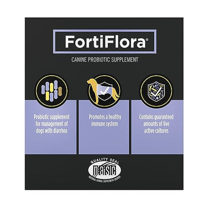 Purina FortiFlora Probiotics for Dogs, Pro Plan Veterinary Supplements Powder Probiotic Dog Supplement – 30 ct. box-UPStoxs