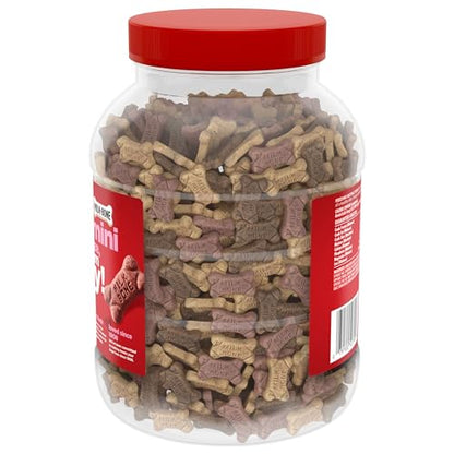 Milk-Bone Mini's Flavor Snacks Dog Treats, 36 Ounce Crunchy Texture Helps Reduce Tartar-UPStoxs