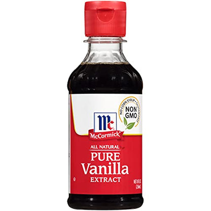 McCormick All Natural Pure Vanilla Extract (Made with Madagascar Vanilla Beans), 8 fl oz-UPStoxs