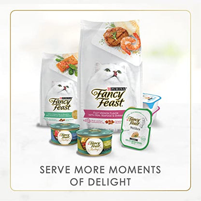 Purina Fancy Feast Salmon Feast Classic Grain Free Wet Cat Food Pate - 3 Ounce Cans (Pack of 24)-UPStoxs