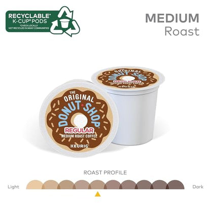 The Original Donut Shop Regular Keurig Single-Serve K-Cup Pods, Medium Roast Coffee, 96 Count (4 Packs of 24)-UPStoxs