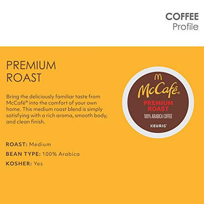 McCafe Premium Roast, Single-Serve Keurig K-Cup Pods, Medium Roast Coffee Pods Pods, 84 Count-UPStoxs