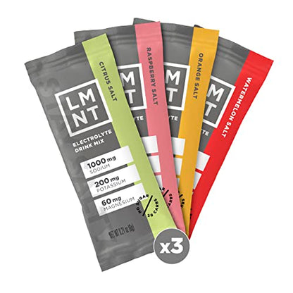 LMNT Zero Sugar Electrolytes - Variety Pack | Drink Mix | 12 Count-UPStoxs