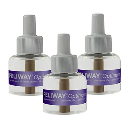 FELIWAY Optimum, Enhanced Calming Pheromone 30-day Refill – 3 Pack-UPStoxs