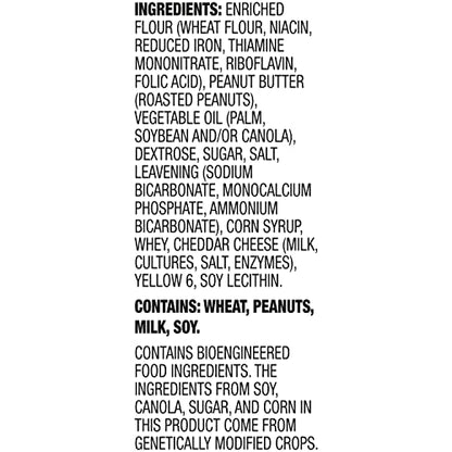 Lance Sandwich Crackers, ToastChee Peanut Butter, 20 Individually Wrapped Packs, 6 Sandwiches Each-UPStoxs