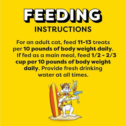 Temptations MixUps Crunchy and Soft Cat Treats Surfer's Delight Flavor, 16 oz. Tub-UPStoxs
