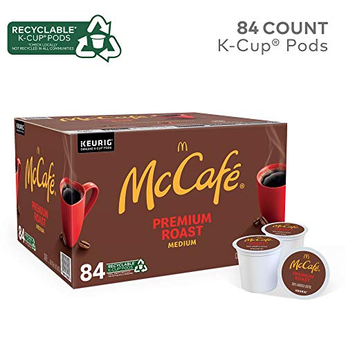 McCafe Premium Roast, Single-Serve Keurig K-Cup Pods, Medium Roast Coffee Pods Pods, 84 Count-UPStoxs