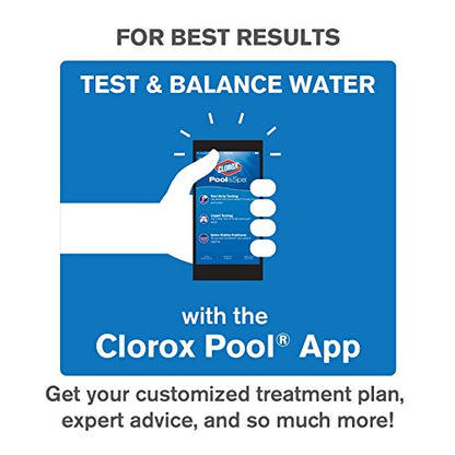 Clorox® Pool&Spa™ Swimming Pool Algaecide and Clarifier, Prevents and Treats Pool Algae, Clears Water, 128 Fl Oz (Pack of 1)-UPStoxs