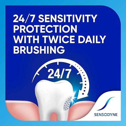 Sensodyne Extra Whitening Sensitive Teeth and Cavity Prevention Whitening Toothpaste, Amazon Exclusive, Cool Mint -4 Ounces (Pack of 3)-UPStoxs