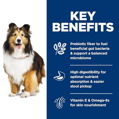 Hill's Science Diet Sensitive Stomach & Skin, Adult 1-6, Stomach & Skin Sensitivity Support, Dry Dog Food, Chicken Recipe, 30 lb Bag-UPStoxs