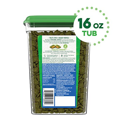 Greenies Feline Smartbites Healthy Indoor Natural Treats for Cats, Tuna Flavor, 16 oz. Tub-UPStoxs
