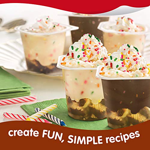 Snack Pack Chocolate and Vanilla Flavored Pudding Cups Family Pack, 12 Count Pudding Cups (1 Pack)-UPStoxs