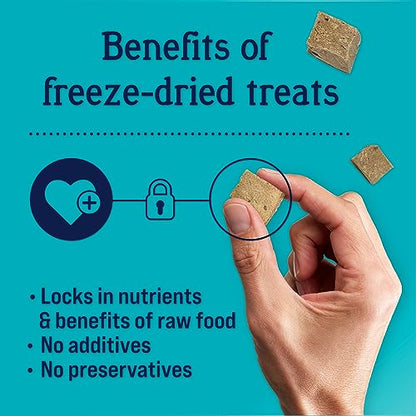 Stewart Freeze Dried Dog Treats, Beef Liver, Salmon, Chicken Liver & Chicken Breast, 4 oz, 12 oz, 14 oz, 21 oz, Resealable Tub, Grain Free & Gluten Free, Single Ingredient, Dog Training Treats-UPStoxs