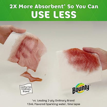 Bounty Select-A-Size Paper Towels, White, 2 Triple Rolls = 6 Regular Rolls (Pack of 1)-UPStoxs