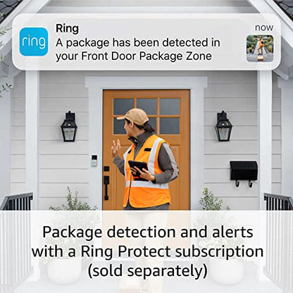 Ring Battery Doorbell Plus | Head-to-Toe HD+ Video, motion detection & alerts, and Two-Way Talk (2023 release)-UPStoxs