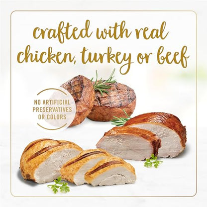 Fancy Feast Poultry and Beef Feast Classic Pate Collection Grain Free Wet Cat Food Variety Pack - (Pack of 30) 3 oz. Cans-UPStoxs