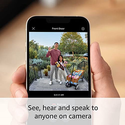 Ring Battery Doorbell Plus | Head-to-Toe HD+ Video, motion detection & alerts, and Two-Way Talk (2023 release)-UPStoxs