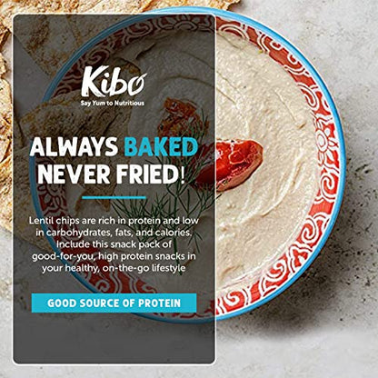 Kibo Chickpea Chips - High Protein/Fiber, Plant-Based, Cert. Gluten Free, Non-GMO, Vegan, Kosher, 3 Flavor Variety Pack, 1oz 12 pk-UPStoxs
