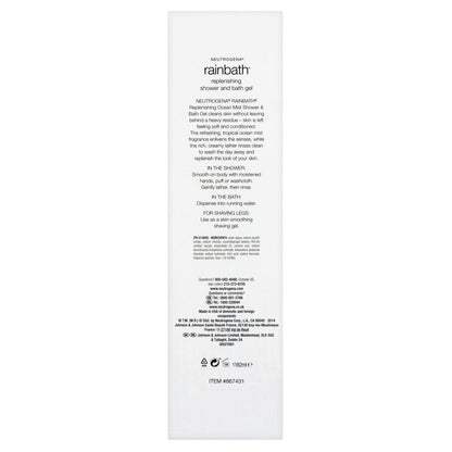 Neutrogena Rainbath Replenishing Shower Gel, Ocean Mist, 40 oz.