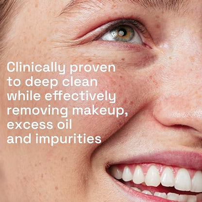 Cetaphil Face Wash, Daily Facial Cleanser for Sensitive, Combination to Oily Skin, NEW 16 oz, Fragrance Free, Gentle Foaming, Soap Free, Hypoallergenic (Packaging May Vary)-UPStoxs