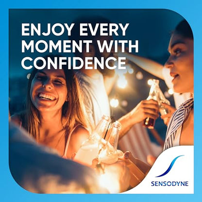 Sensodyne Extra Whitening Sensitive Teeth and Cavity Prevention Whitening Toothpaste, Amazon Exclusive, Cool Mint -4 Ounces (Pack of 3)-UPStoxs