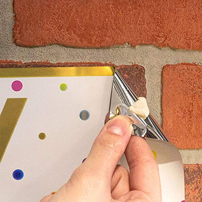 Gorilla Mounting Putty, Non-Toxic Hanging Adhesive, Removeable & Repositionable, 84 Pre-Cut Squares, 3pk - 2oz/56g, Natural Tan Color, (Pack of 3)-UPStoxs
