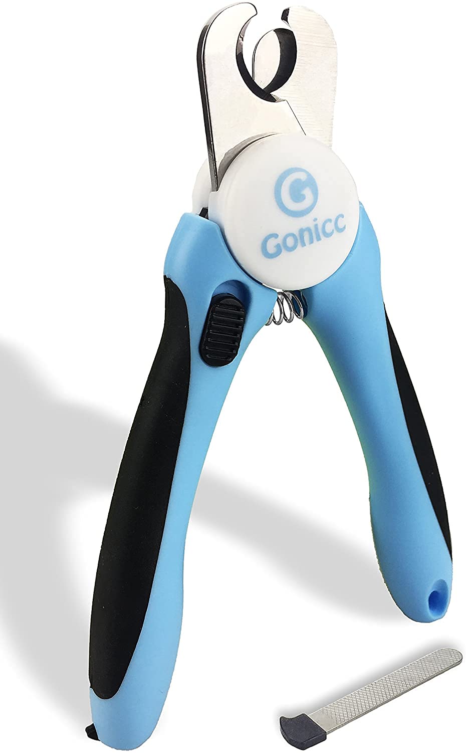 gonicc Dog & Cat Pets Nail Clippers and Trimmers - with Safety Guard to Avoid Overcutting, Free Nail File, Razor Sharp Blade - Professional Grooming Tool for Pets-UPStoxs